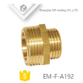 EM-F-A192 conector de encaixe de tubulação rosca macho de bronze